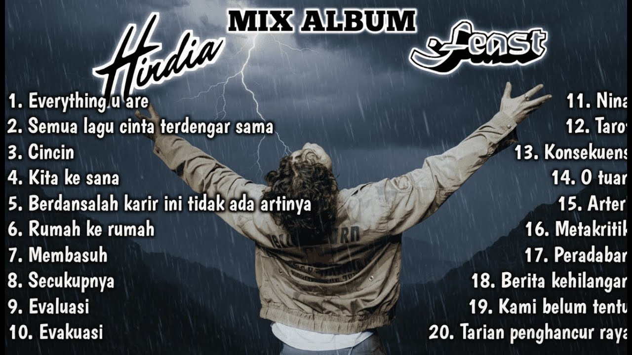 HINDIA x .FEAST Full Album Terbaik 2025 | Kumpulan Lagu Hindia & .Feast | Full Album 2025