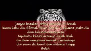 Story wa macan putih keren sekali
