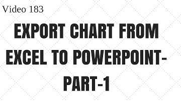 Learn Excel - Video 183 - Connecting Powerpoint with Excel - Part1