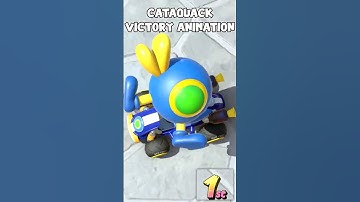 Cataquack Victory Animation Winning in Mario Kart World #shorts #mariokart #nintendo