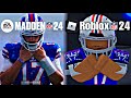 When A Roblox Football Player Plays Madden 24 For the FIRST TIME…