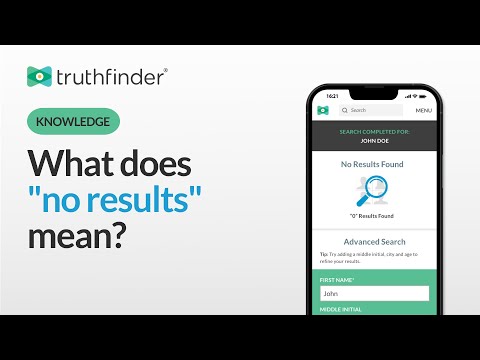 How To Find People In TruthFinder When It Shows "No Results"