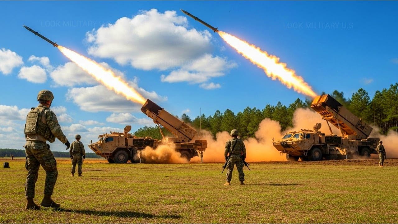 Армия США проводит испытания новой ракетной системы HIMARS в 2025 году!