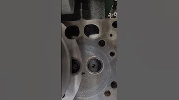 CNC CYLINDER HEAD RESURFACING.. #cnc #shortsvideo #smk #cncmilling #shorts