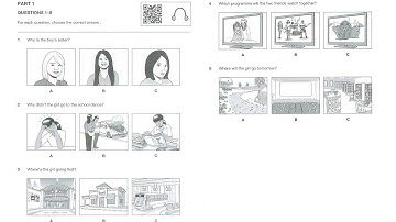 A2 Key For School 1 Test 4 Part 1