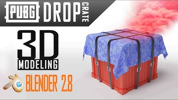 Pubg Drop crate #3d modeling in blender (2.8-2.83.2) / Blender 3d / VAE
