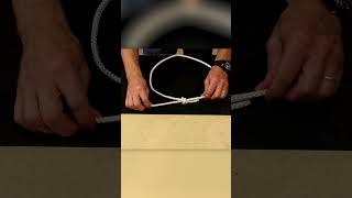 How to Tie a Sliding Knot  #leatherworker #leathercrafting