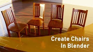 Create Chairs In Blender 2.8 (Beginner Tutorial)