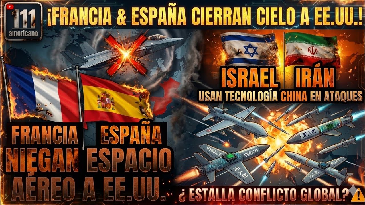 ☢️ BLOQUEAN A EE.UU. EN LA GUERRA AÉREA: FRANCIA Y ESPAÑA | ISRAEL E IRÁN USAN LA MISMA TECNOLOGÍA☢️