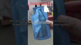 Automatic single-column one-step blackening/dyeing hair product special packaging machine