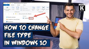 Change File Type on Windows 10 | Change File Extensions | Urdu Hindi Tutorial