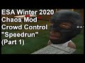 Crowd Controlled Chaos Mod | ESA Winter 2020 Chaos Mod Crowd Control Speedrun Part 1