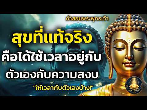 ธรรมะสอนว่าสุขที่แท้จริง! คือได้ใช้เวลาอยู่กับตัวเองกับความสงบ ชีวิตโคตรมีความสุข| ธรรมะปัญญา