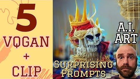 5 Surprising A.I. Art Prompts! VQGaN+CLIP or Disco Diffusion or StyleGaN