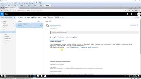 Create a rule to prevent keyword from external in Exchange 2016