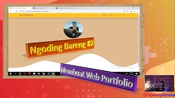 Ngobar#2 Uji coba Membuat Web Portfolio