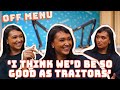 Joy Crookes and James Acaster want to go on Celebrity Traitors together | Off Menu Podcast