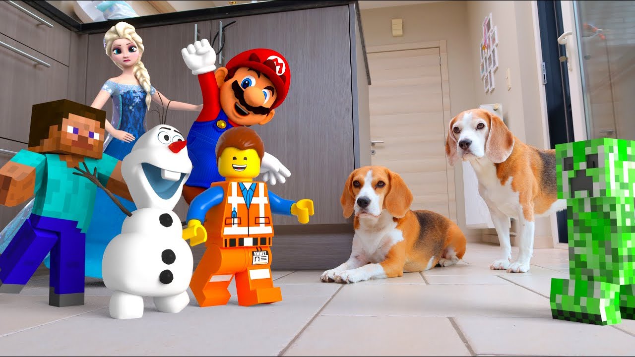 Animation in Real Life Compilation! Lego Emmet , Mario , Minecraft , Frozen and more!