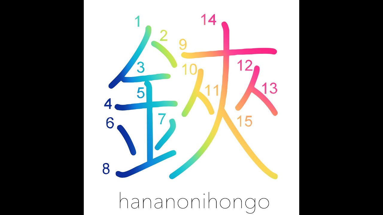 鋏 - scissors ✂️ - Learn how to write Japanese Kanji 鋏