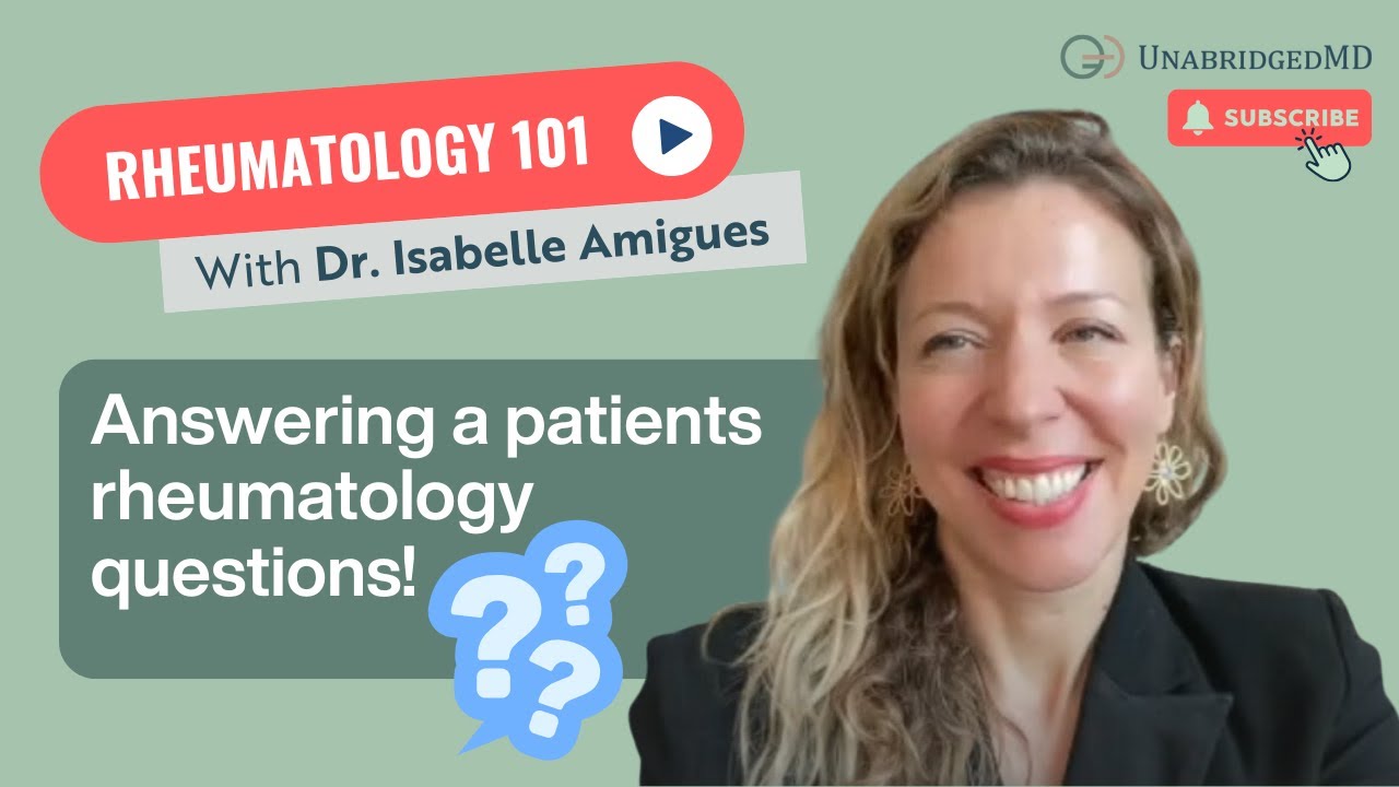 Answering questions from a patient with a new RA diagnosis!