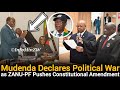 Mudenda Declares Political War As ZANU PF Pushes Controversial Constitutional Amendment Bill No 3