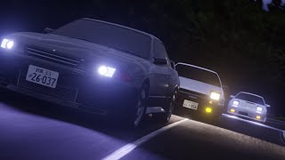 【頭文字D再現】AE86 vs R32 in Blender【Initial D × Blender】