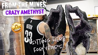 Unboxing OLD STOCK Amethyst!! | From The Mines