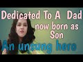 Story of a dad who has taken rebirth as a son to his own daughter so that he can 