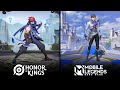 Mobile legends vs honor of kings  map monsters heroes