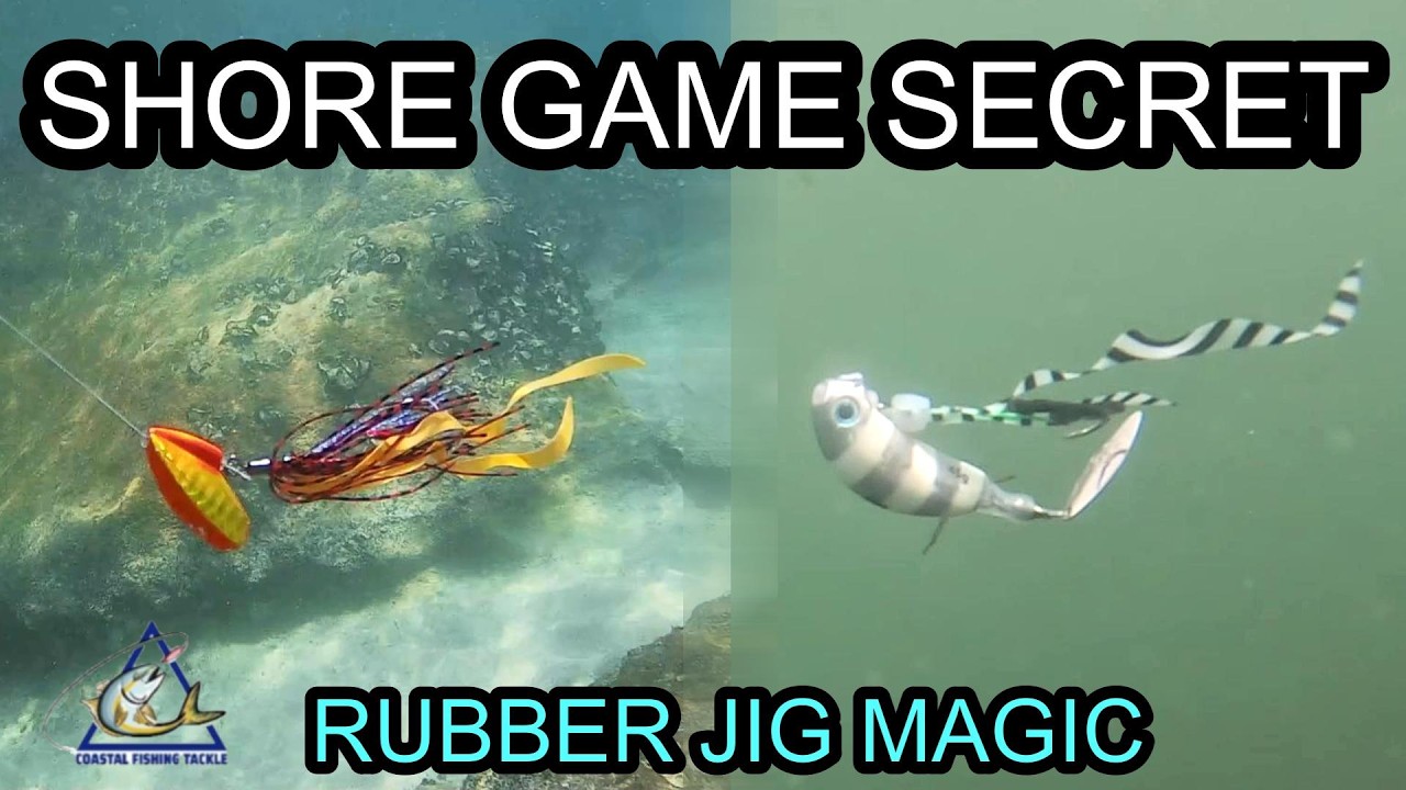 Shore Jigging with Rubber Jigs That Trigger Relentless Strikes!