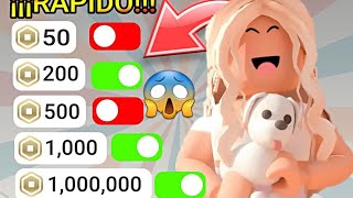 como CONSEGUIR ROBUX🤑GRATIS en ROBLOX 2025✅100% REAL