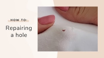 How to Repair a Small Hole in your Clothes