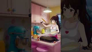 Cozy rainy day at home! Cooking and Chores!🥰🥞☔️ #asmr #cozygirl #slowliving #cooking