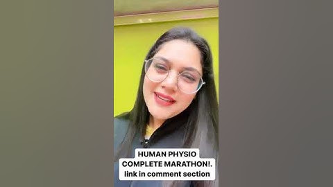 Human Physiology Complete Marathon | Link in Description | Garima Goel #shorts