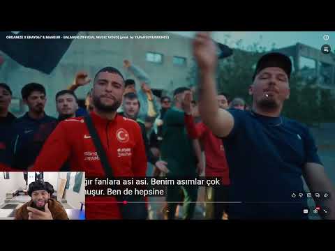 ORGANIZE X ERAY067 & MANSUR - BALMAIN [OFFICIAL MUSIC VIDEO] (prod. by YAPARSOVUNUENES) | REACTION