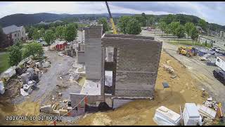 Welcome Center Construction Progress, June 15, 2026