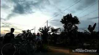 perubahan sore ke malam hari terlihat sangat perfect