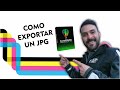 COMO EXPORTAR A JPG EN COREL