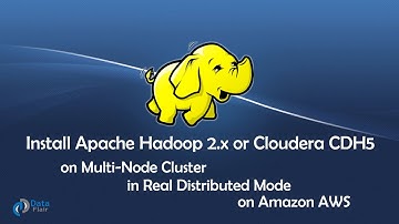 Install Hadoop 2 or Cloudera CDH5 on Amazon AWS in Distributed Mode, multi-node Cluster Setup Ubuntu