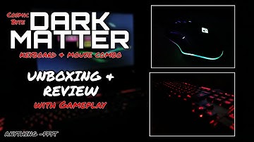 COSMIC BYTE - Dark Theme Keyboard & Mouse Combo || UNBOXING & REVIEW