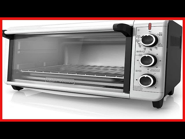 Black + Decker 8-Slice Extra Wide Convection Countertop Toaster