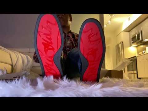 Christian Louboutin (Red Bottom) Louis Z Flat Sneaker Review (On Feet) 