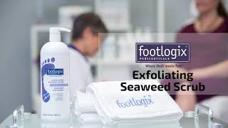 Hoitolatukku - Footlogix-jalkakuorinnan käyttö (Exfoliating Seaweed Scrub)