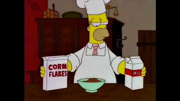 HOMER COOKS MR BURNS BREAKFAST