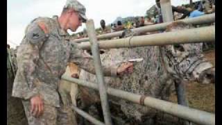 U S Military offers Veterinary training to Karamajong Youth treats over 30 000 a