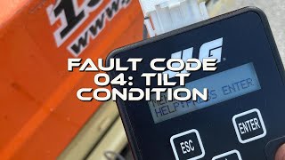 Fault Code 04: Tilt Condition | JLG Electric Scissor Lift