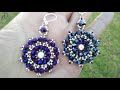 Ten minutes Earrings or Pendant | Quick and Easy to make beaded Earrings | Beaded Jewelry tutorial