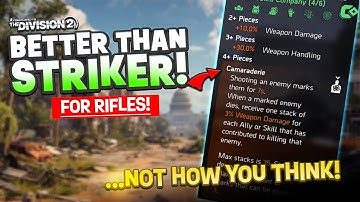 Division 2 NEW Gear: Concentrated Company BEATS Striker for RIFLES – How?!