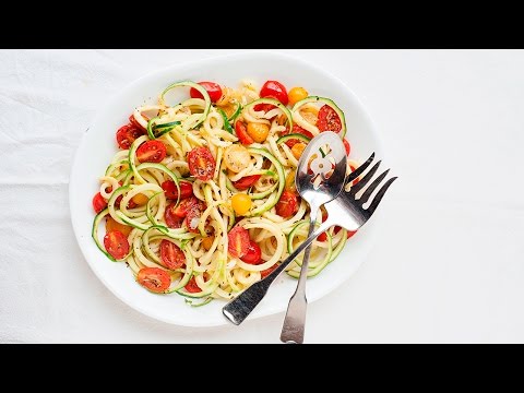 ICO Hand Vegetable Spiralizer, Green/White  Spiralizer, Spiralized  vegetables, Raw food recipes