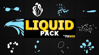 Abstract Liquid Elements - Free Alpha-Channel Overlays (Ae, Pr, FCPX)